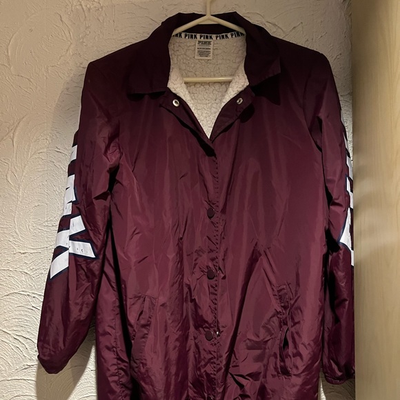 Victoria Secret PINK Burgundy Jacket - Picture 1 of 5